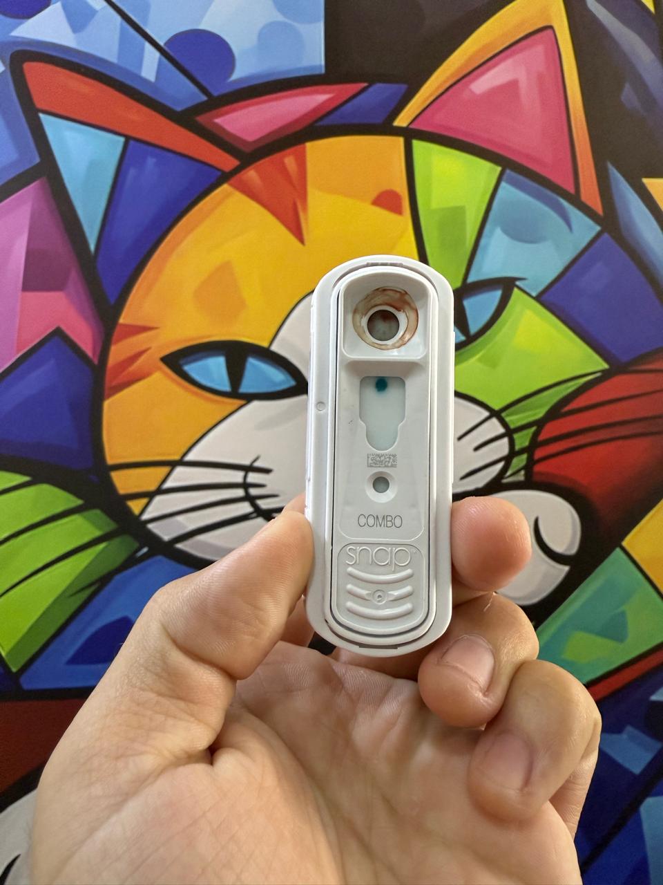 Teste rápido veterinário realizado na Luar Vet